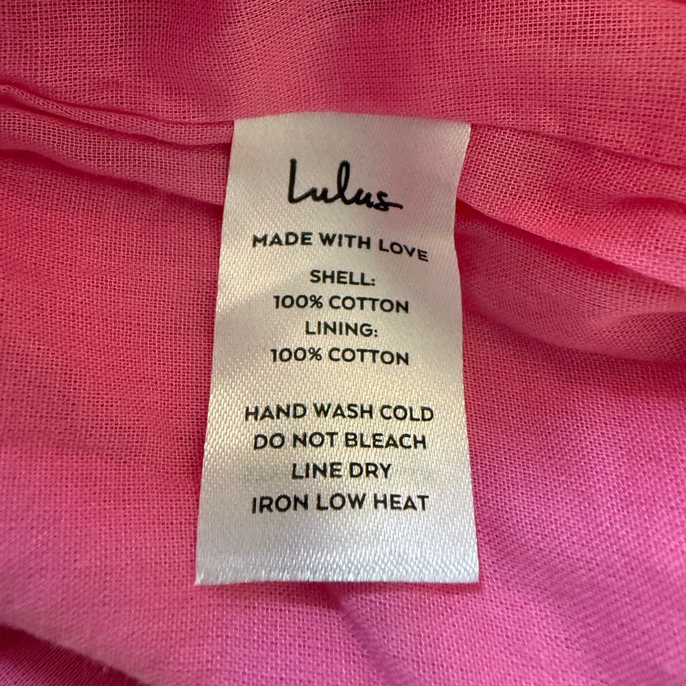 Lulus NWT Friendship Bright Pink Paperbag Waist Shorts, Size XS - Picture 13 of 15